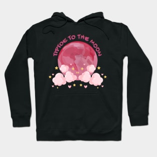 Tiptoe to the Moon HYBS Thailand Song Viral Music Hoodie